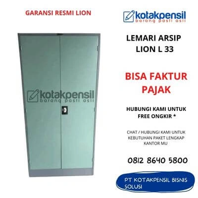 Lemari Arsip Cupboard LION L 33 Pintu Swing