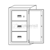 Brankas CHUBB Filesafe 3 Laci