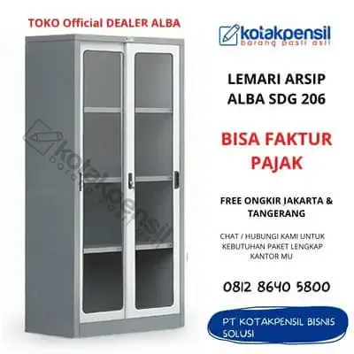 Lemari Arsip ALBA SDG 206 Pintu Sliding