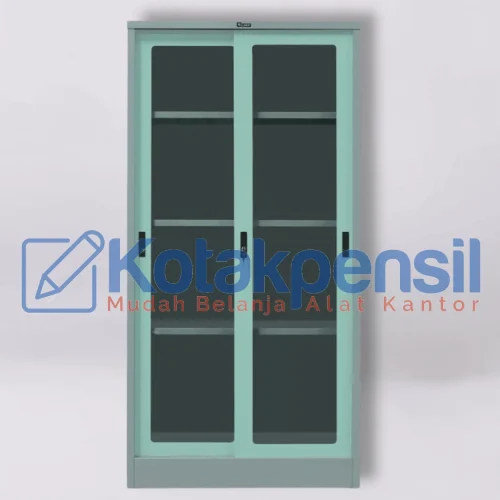 Lemari Arsip LION L 33 AK Pintu Sliding Kaca