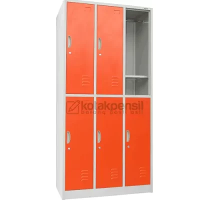 Locker Besi 6 Pintu KOZURE KL 6 W