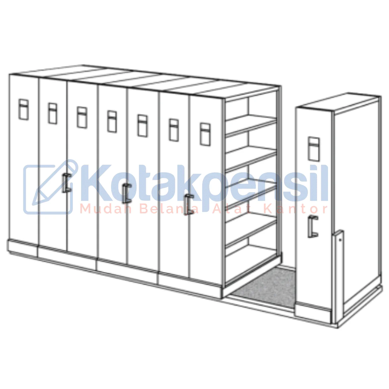 Mobile File ARGENTUM MF 8-22 (40 cpts) BY ALBA - Gambar 2